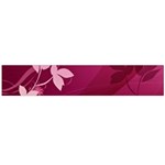 Pink Flower Art Large Flano Scarf 