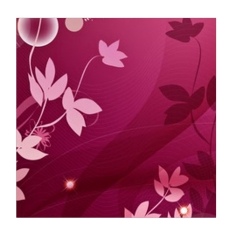 Pink Flower Art Duvet Cover Double Side (Queen Size) from ArtsNow.com Back