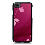 Pink Flower Art iPhone 8 Seamless Case (Black)