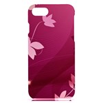 Pink Flower Art iPhone 7/8 Black UV Print Case