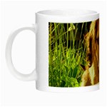 Puppy In Grass Night Luminous Mug