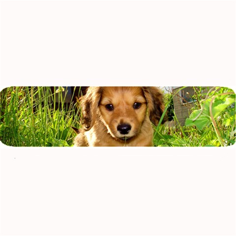 Puppy In Grass Large Bar Mat from ArtsNow.com 32 x8.5  Bar Mat