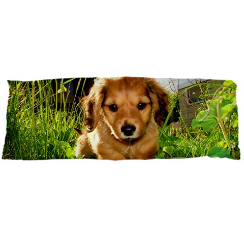 Puppy In Grass Body Pillow Case Dakimakura (Two Sides) from ArtsNow.com Back