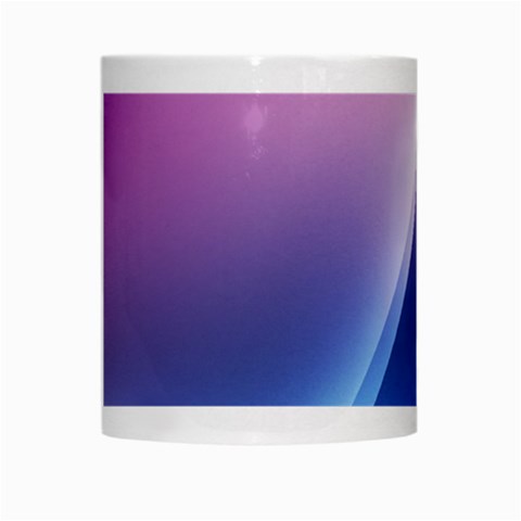 Purple Blue Wave White Mug from ArtsNow.com Center