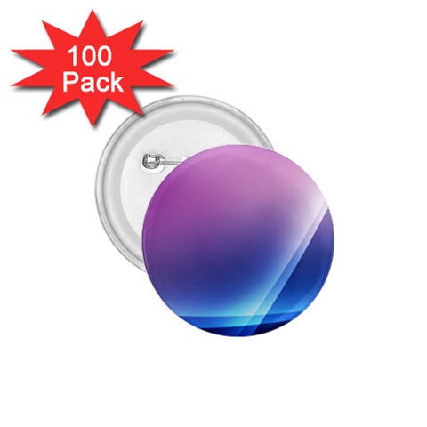 Purple Blue Wave 1.75  Button (100 pack)  from ArtsNow.com Front