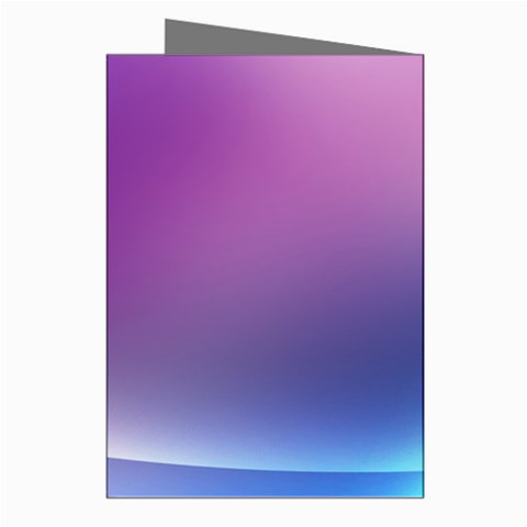 Purple Blue Wave Greeting Cards (Pkg of 8) from ArtsNow.com Right