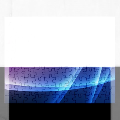 Purple Blue Wave Jigsaw Puzzle (Rectangular) from ArtsNow.com Front