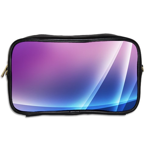 Purple Blue Wave Toiletries Bag (Two Sides) from ArtsNow.com Back