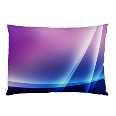 Purple Blue Wave Pillow Case (Two Sides) from ArtsNow.com Front