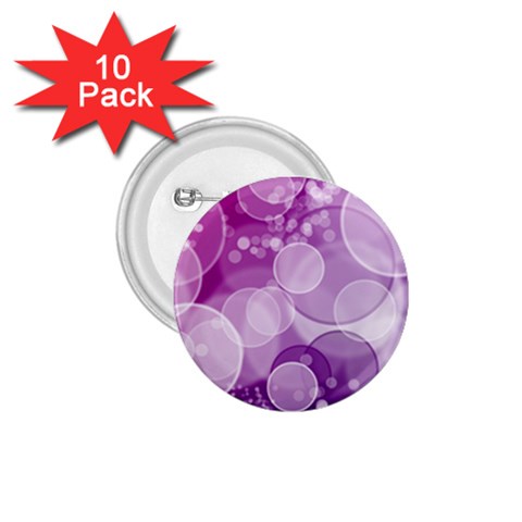 Purple Bubble Art 1.75  Button (10 pack)  from ArtsNow.com Front