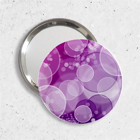 Purple Bubble Art 2.25  Handbag Mirror from ArtsNow.com Front