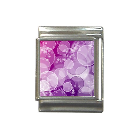 Purple Bubble Art Italian Charm (13mm) from ArtsNow.com Front