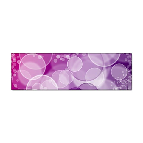 Purple Bubble Art Sticker (Bumper) from ArtsNow.com Front