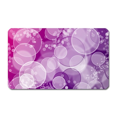 Purple Bubble Art Magnet (Rectangular) from ArtsNow.com Front