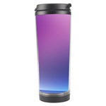 Purple Blue Wave Travel Tumbler