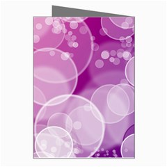 Purple Bubble Art Greeting Card from ArtsNow.com Right