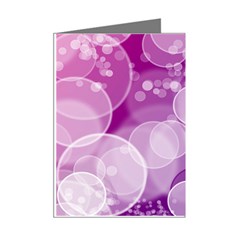 Purple Bubble Art Mini Greeting Cards (Pkg of 8) from ArtsNow.com Right