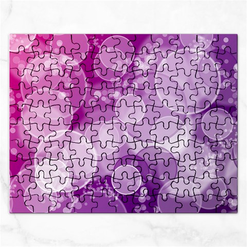 Purple Bubble Art Jigsaw Puzzle (Rectangular) from ArtsNow.com Front