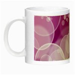 Purple Bubble Art Night Luminous Mug