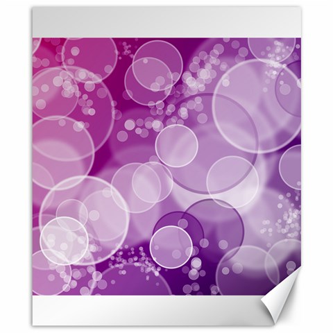 Purple Bubble Art Canvas 8  x 10  from ArtsNow.com 8.15 x9.66  Canvas - 1