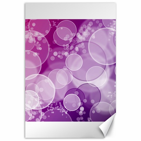 Purple Bubble Art Canvas 24  x 36  from ArtsNow.com 23.35 x34.74  Canvas - 1