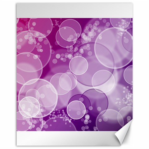 Purple Bubble Art Canvas 11  x 14  from ArtsNow.com 10.95 x13.48  Canvas - 1