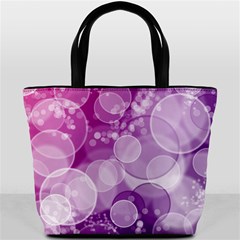 Purple Bubble Art Bucket Bag from ArtsNow.com Front