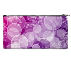 Purple Bubble Art Pencil Case from ArtsNow.com Back