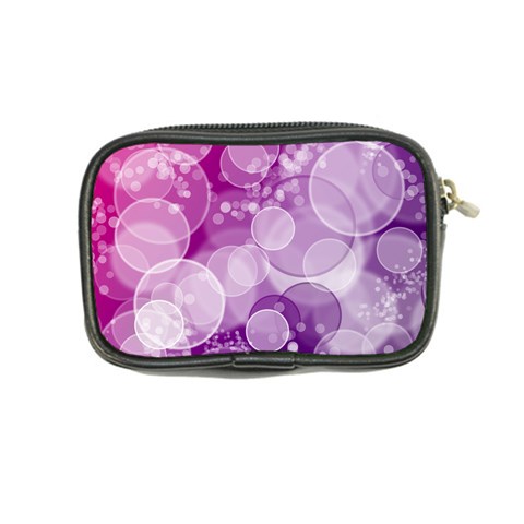 Purple Bubble Art Coin Purse from ArtsNow.com Back