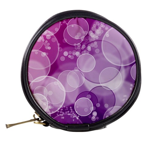 Purple Bubble Art Mini Makeup Bag from ArtsNow.com Back