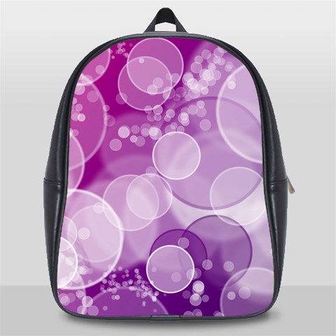 Purple Bubble Art School Bag (Large) from ArtsNow.com Front