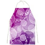 Purple Bubble Art Full Print Apron