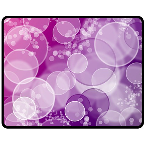 Purple Bubble Art Fleece Blanket (Medium) from ArtsNow.com 60 x50  Blanket Front