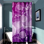 Purple Bubble Art Shower Curtain 36  x 72  (Stall)