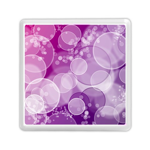 Purple Bubble Art Memory Card Reader (Square) from ArtsNow.com Front