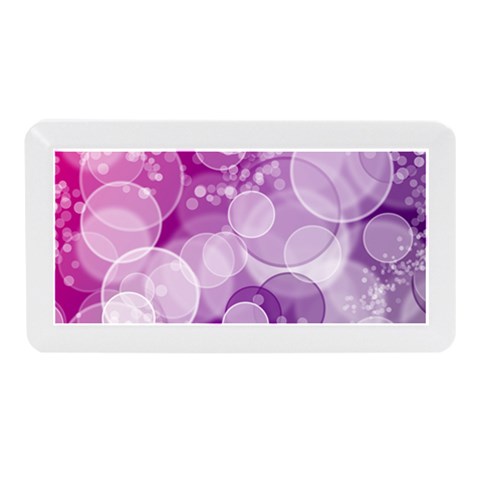 Purple Bubble Art Memory Card Reader (Mini) from ArtsNow.com Front