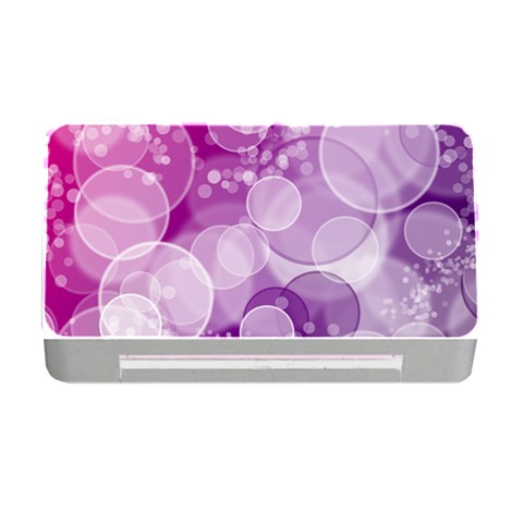 Purple Bubble Art Memory Card Reader with CF from ArtsNow.com Front