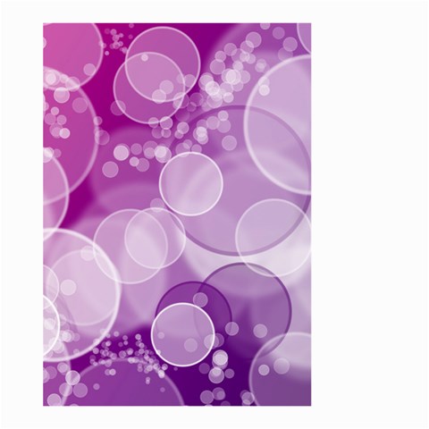 Purple Bubble Art Large Garden Flag (Two Sides) from ArtsNow.com Front