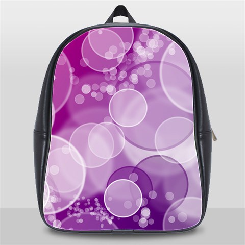 Purple Bubble Art School Bag (XL) from ArtsNow.com Front