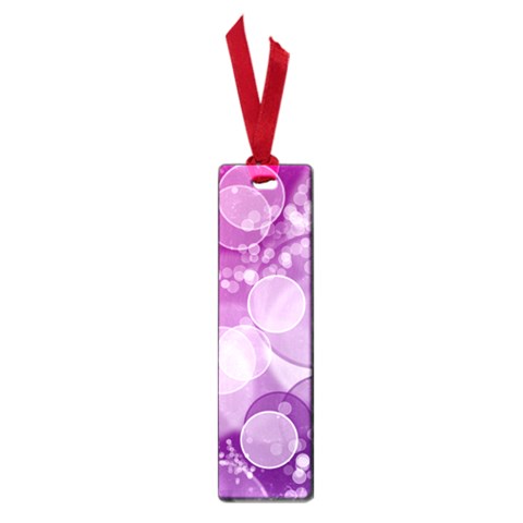 Purple Bubble Art Small Book Mark from ArtsNow.com Front