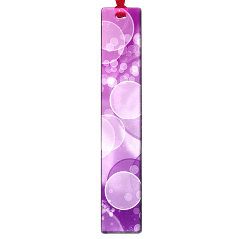 Purple Bubble Art Large Book Mark from ArtsNow.com Front