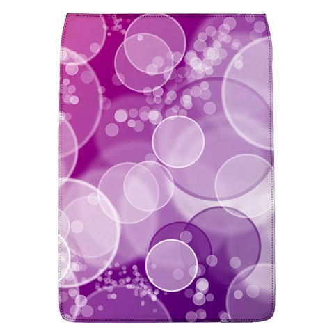 Purple Bubble Art Removable Flap Cover (L) from ArtsNow.com Front