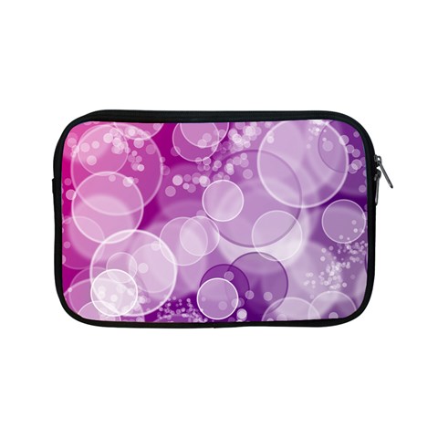 Purple Bubble Art Apple iPad Mini Zipper Case from ArtsNow.com Front