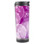 Purple Bubble Art Travel Tumbler