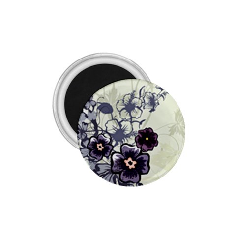 Purple Flower Art 1.75  Magnet from ArtsNow.com Front