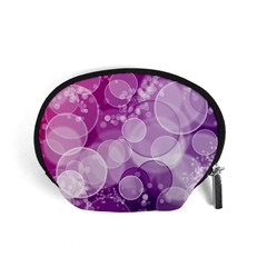 Purple Bubble Art Accessory Pouch (Small) from ArtsNow.com Front