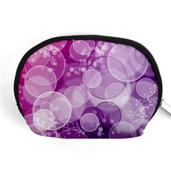 Purple Bubble Art Accessory Pouch (Medium) from ArtsNow.com Front