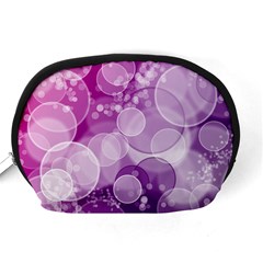 Purple Bubble Art Accessory Pouch (Medium) from ArtsNow.com Back