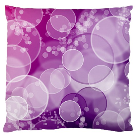 Purple Bubble Art Standard Flano Cushion Case (One Side) from ArtsNow.com Front