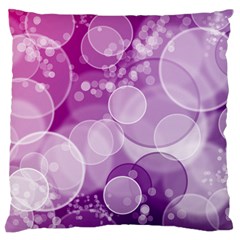 Purple Bubble Art Standard Flano Cushion Case (Two Sides) from ArtsNow.com Front